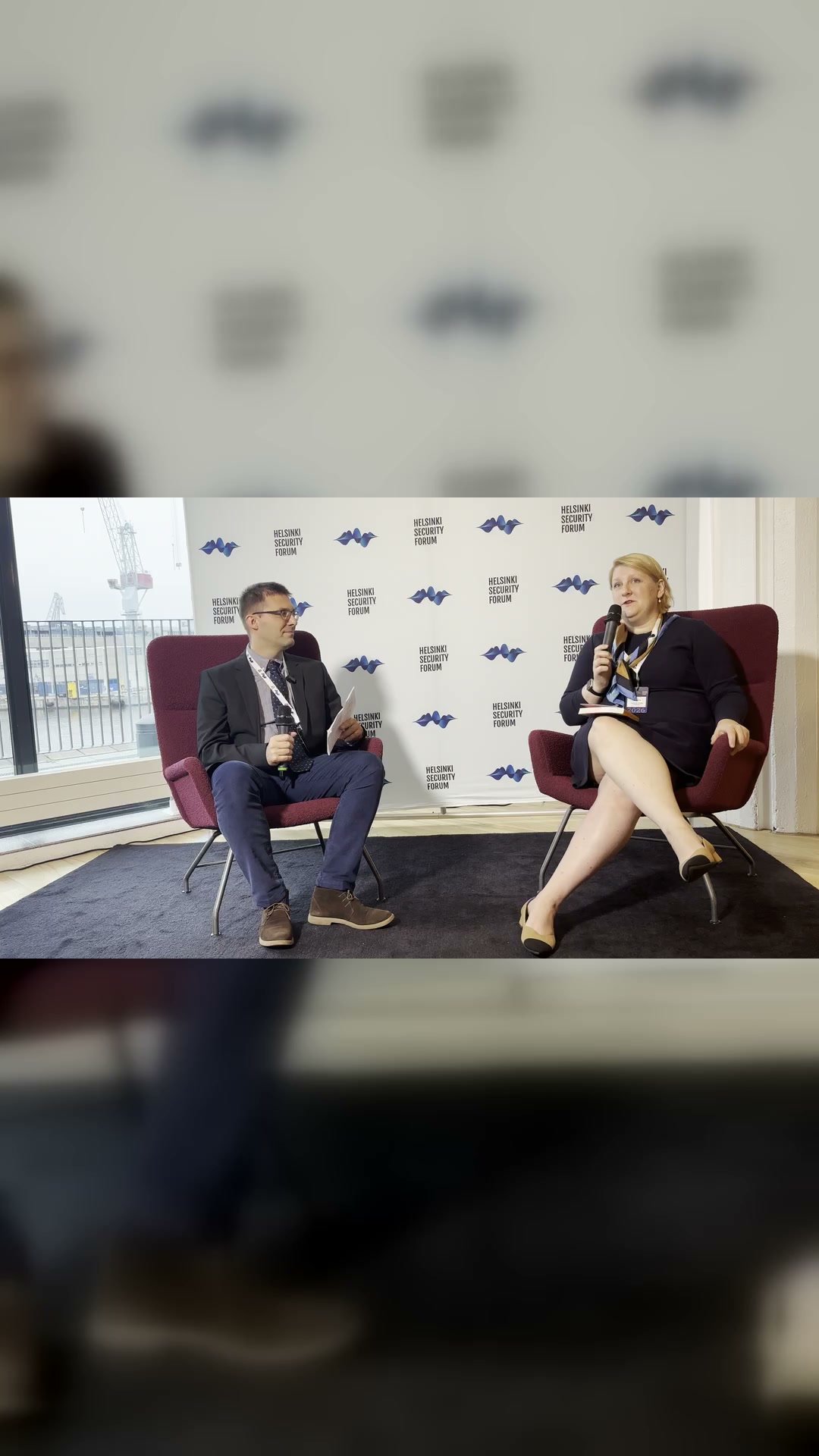 Liana Fix speaking at the Helsinki Security Forum
